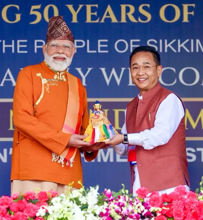 Sikkim CM Tamang thanks Modi, pledges Centre coordination on security and development