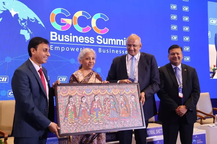 Sitharaman Addresses CII National GCC Business Summit 2026