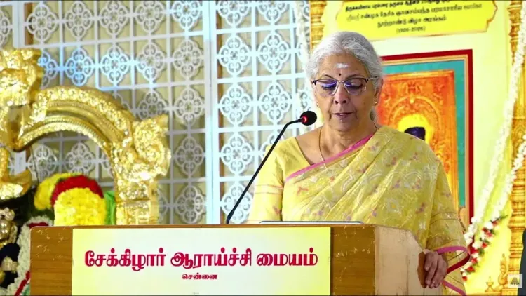 Sitharaman Highlights Modi Govt's Honours for Tamil Oduvars