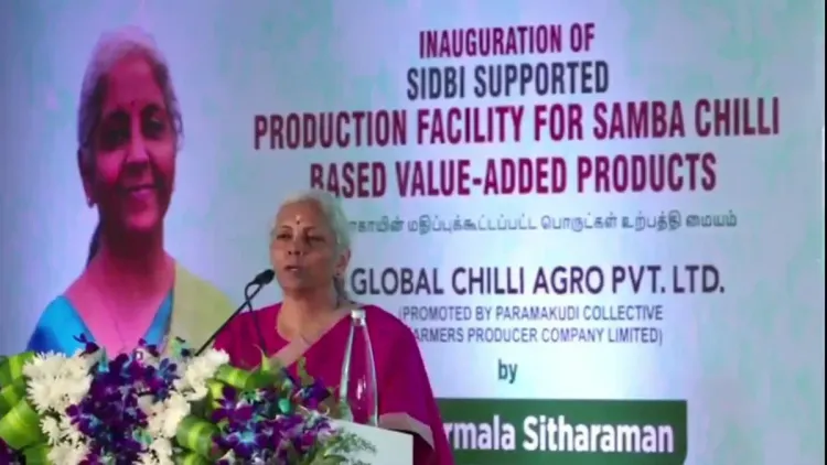 Sitharaman highlights ODOP chilli facility in Virudhunagar