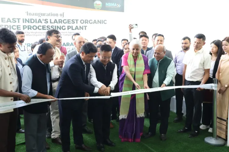 Sitharaman Inaugurates NE's Largest Organic Spice Unit in Meghalaya