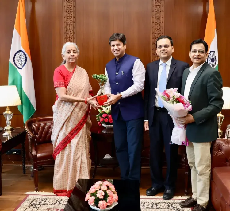 Sitharaman Meets FICCI President Anant Goenka