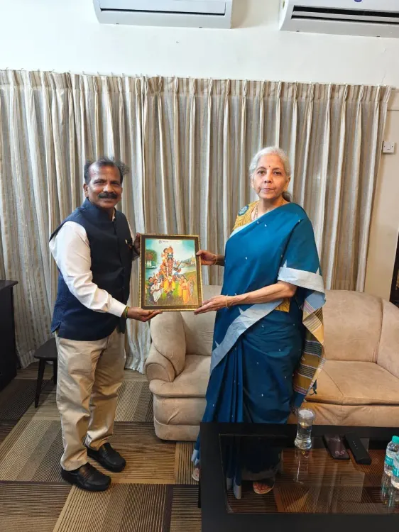 Sitharaman meets MSSRF Principal Scientist in Chennai