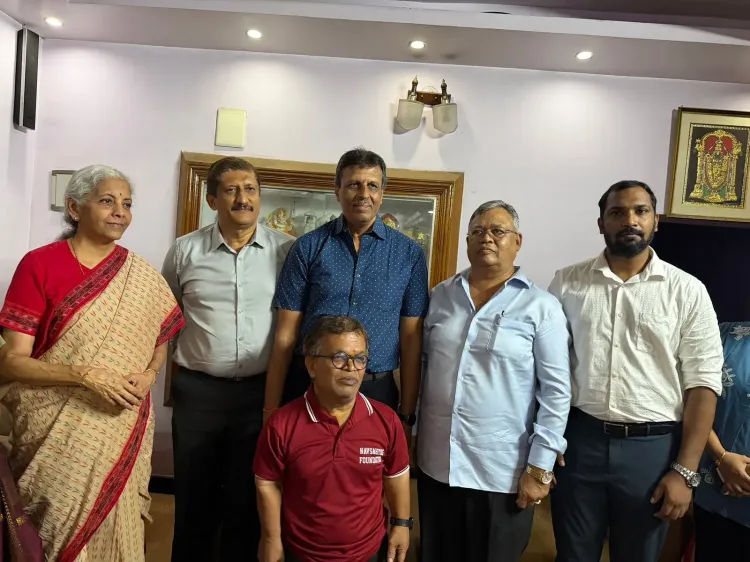 Sitharaman Meets Para-Athletes, Sports Icons in Bengaluru