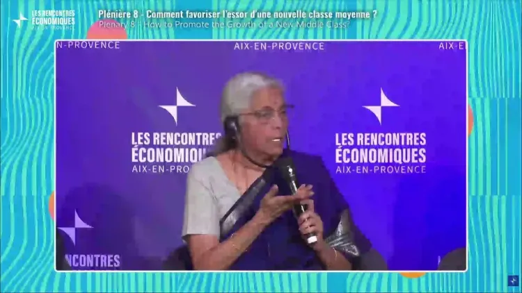 Sitharaman pitches India's welfare model at French university