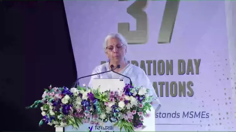 Sitharaman to SIDBI: Design Credit Around Business Cycles