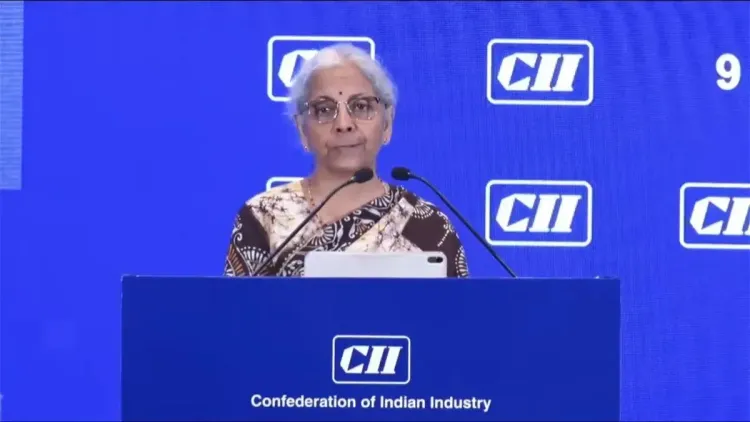 Sitharaman Unveils GCC Tax Reforms at CII Summit 2026