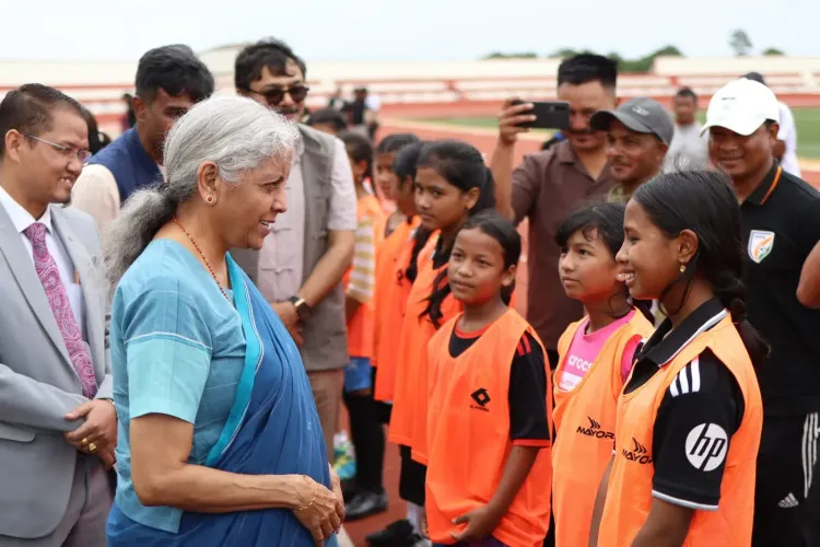 Sitharaman visits SASCI-funded football stadium in Meghalaya