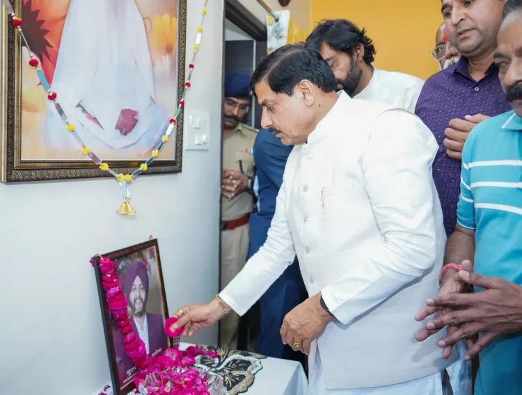 Madhya Pradesh CM Visits Grieving Family of Gurkirat Singh After His Tragic Murder in Canada