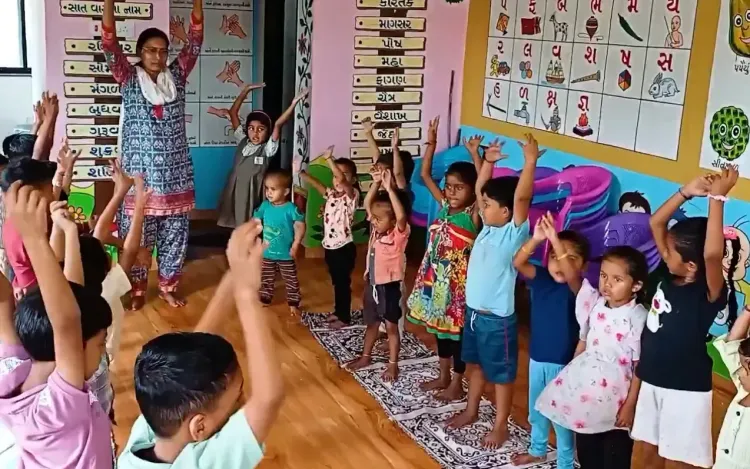 How is the Smart Anganwadi in Vadodara Village Outshining Private Play Schools?