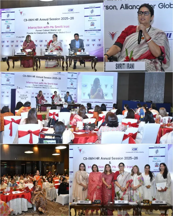 Smriti Irani at CII IWN Session: Build Ecosystems, Not Just Opportunities