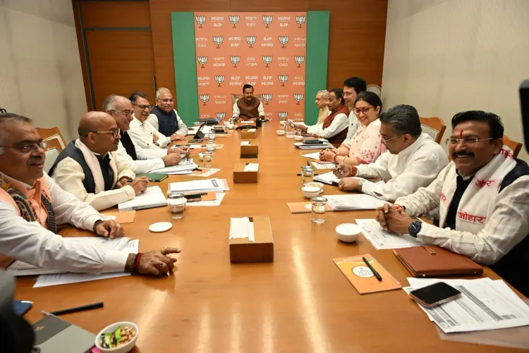 Smriti Irani attends BJP national general secretaries meeting