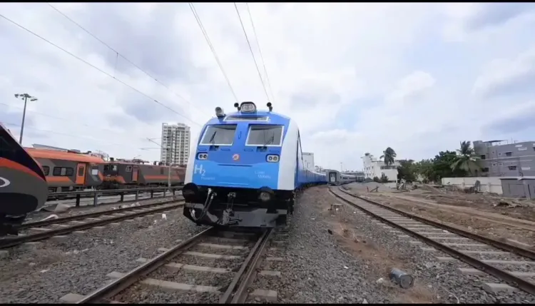 Smriti Irani hails India's first hydrogen train flag-off by PM Modi