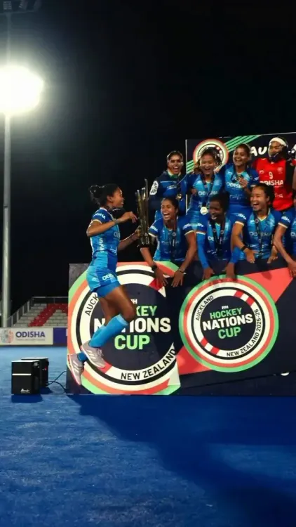 Smriti Irani Hails Women's Hockey Team on Nations Cup Win