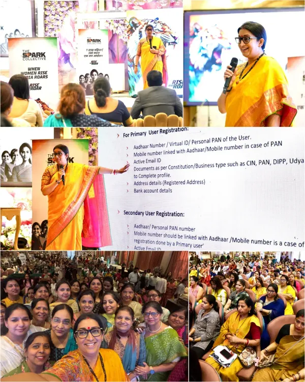 Smriti Irani Launches SPARK Bootcamp for Women Entrepreneurs in Delhi