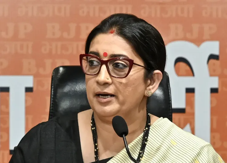 Smriti Irani Critiques Priyanka Gandhi on Women's Reservation Bill Remarks