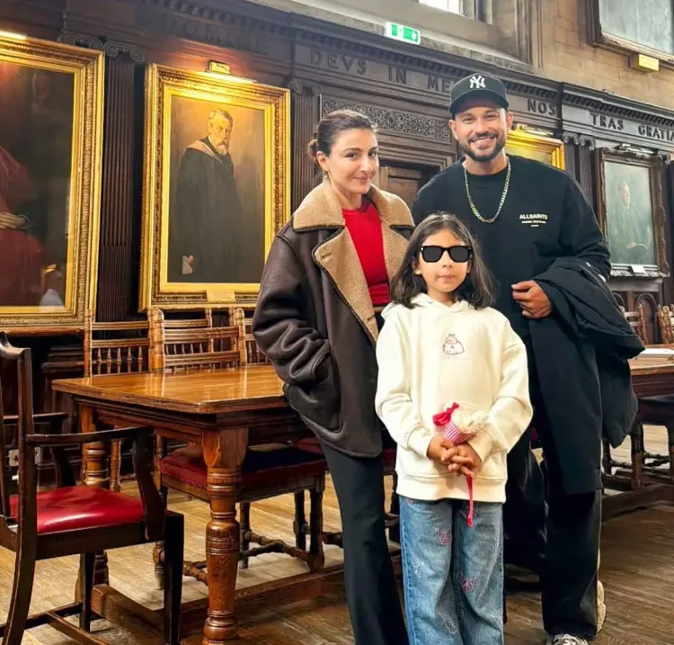Soha Ali Khan visits Oxford alma mater with daughter Inaaya, 4th gen to walk campus