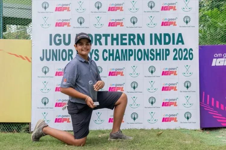 Sohraab Singh Talwar wins IGU Northern India Junior Boys Category C title
