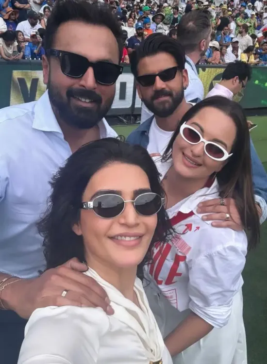 Sonakshi Sinha and Karishma Tanna Show Support for Team India at Boxing Day Test in Melbourne