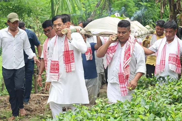Sonowal Bids Farewell to Elder Brother Mista Prasad Sonowal