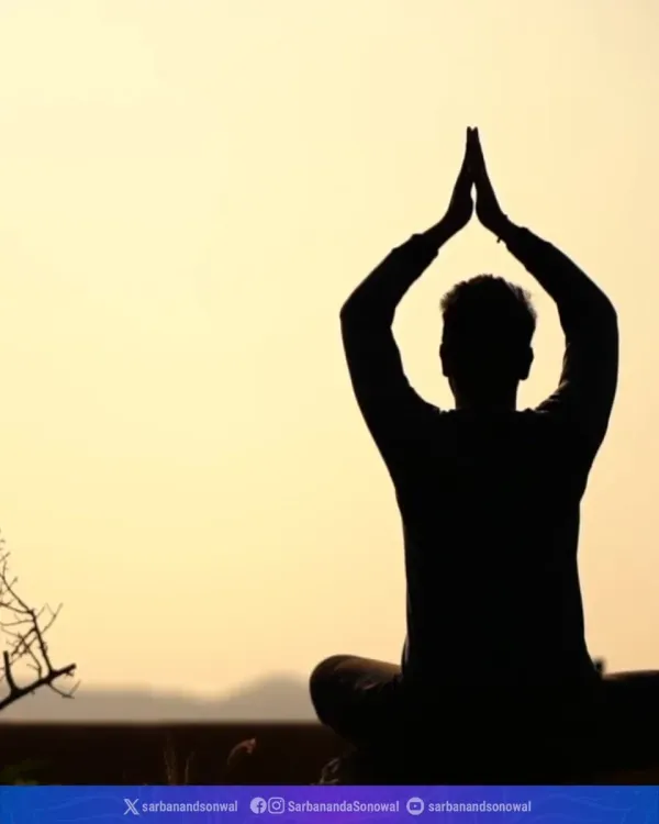 Sonowal greets nation on 12th International Yoga Day