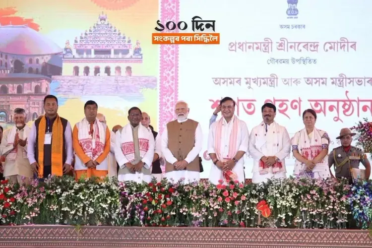 Sonowal hails Assam BJP govt's 100 days in third term