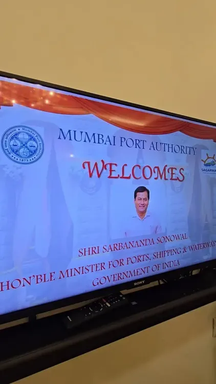 Sonowal in Mumbai for JNPT Foundation Day, Port Review