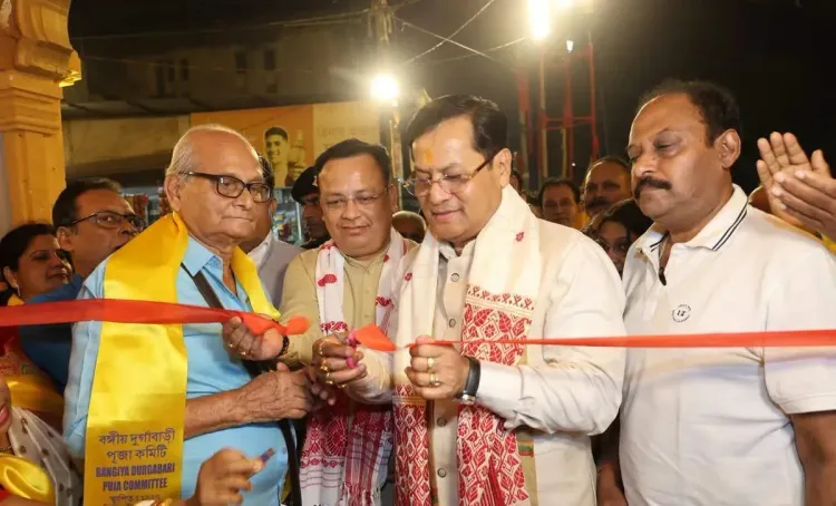 Sonowal inaugurates Durga Puja festivities in Tinsukia and Dibrugarh