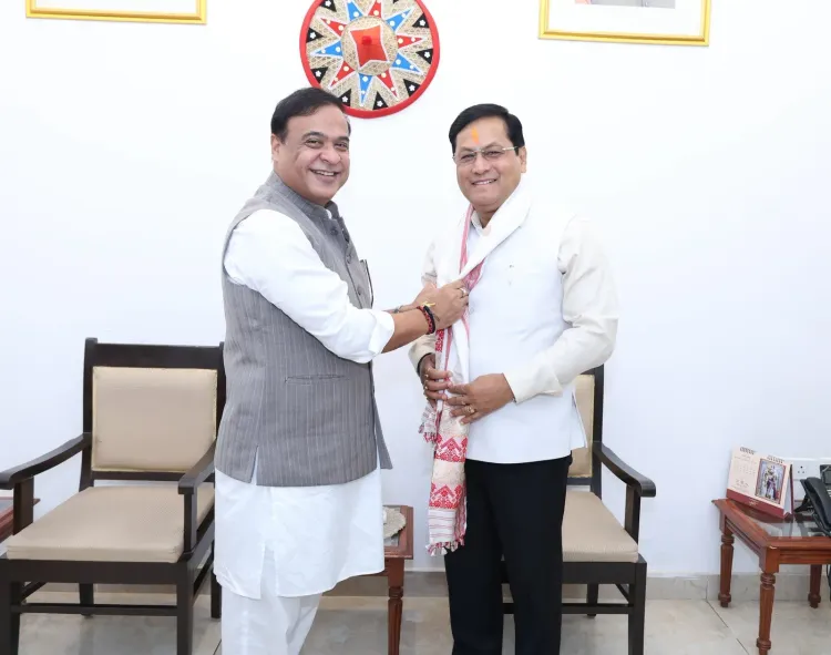 Sonowal meets Assam CM Himanta in Delhi, discusses development roadmap