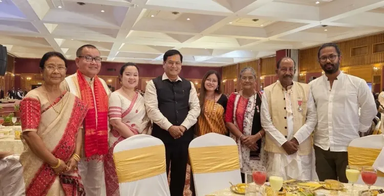 Sonowal Meets Assam's Padma Awardees at Amit Shah Event