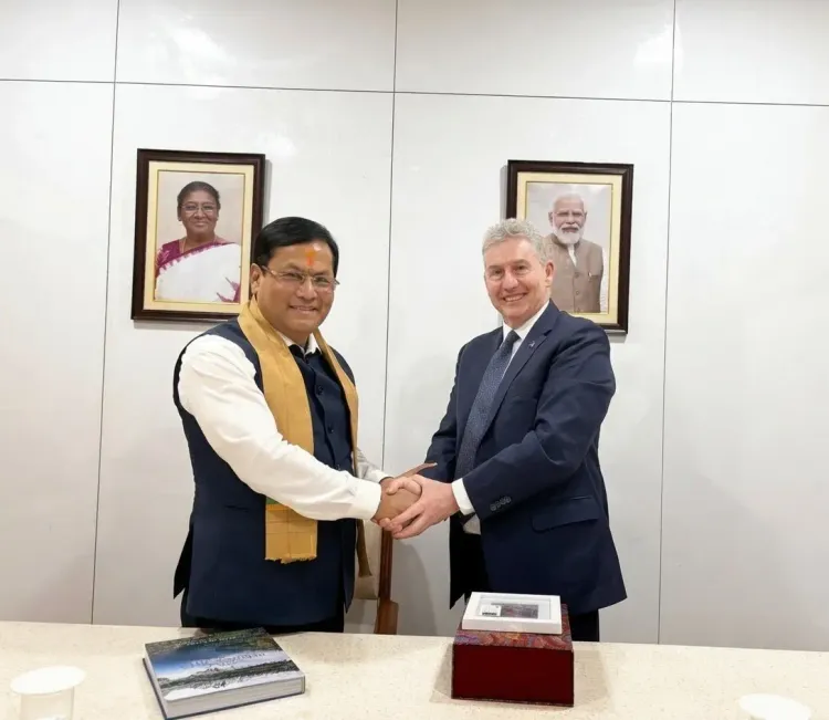 Sonowal Meets Australia Consul-General in Guwahati