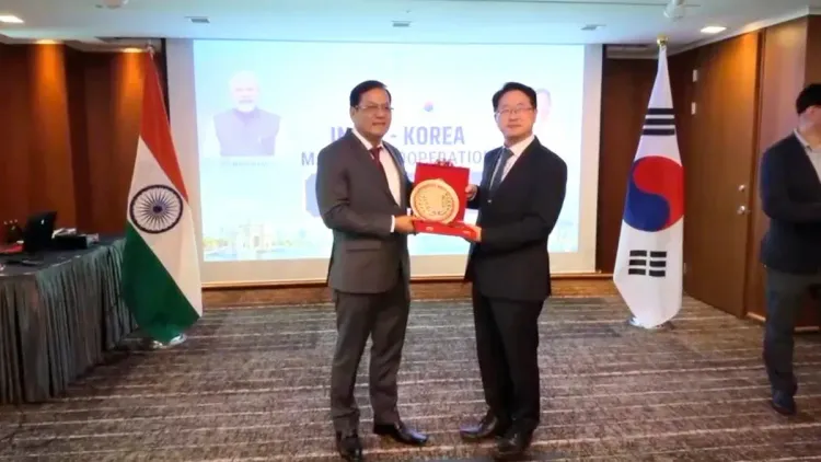 Sonowal Meets KOMERI in Busan to Boost India's Shipbuilding