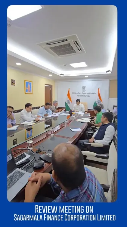 Sonowal Reviews SMFCL Progress, Maritime NBFC Crosses ₹10,700 Cr Sanctions