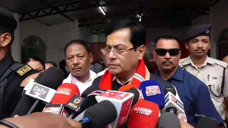 Sonowal Speaks to Media in Dibrugarh on Assam Floods