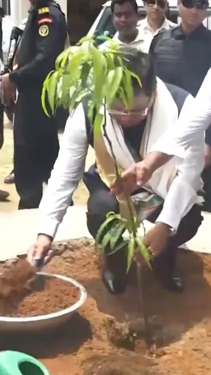 Sonowal visits Agartala, cites PM Modi's vision on 12 years of BJP rule