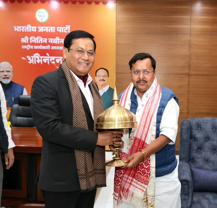 Sonowal Wishes BJP President Nitin Nabin on Birthday
