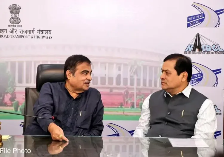 Sonowal Wishes Gadkari Happy Birthday, Hails Infrastructure Vision