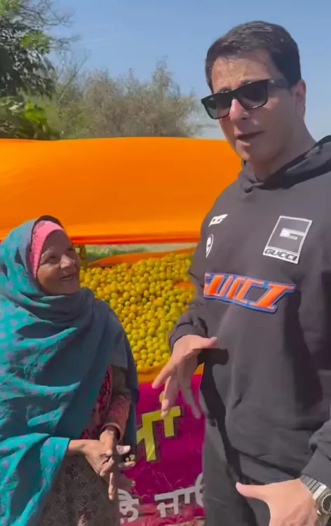 Sonu Sood's Emotional Plea for Elderly Fruit Seller