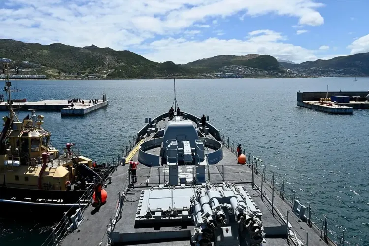 IBSAMAR IX concludes: INS Tarkash completes Simon's Town port call