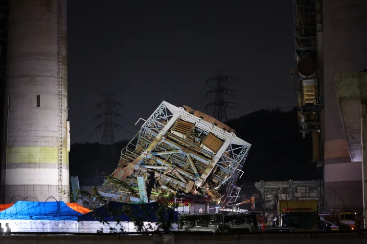 What Happened in South Korea: One Fatality, Four Missing After Power Plant Collapse?
