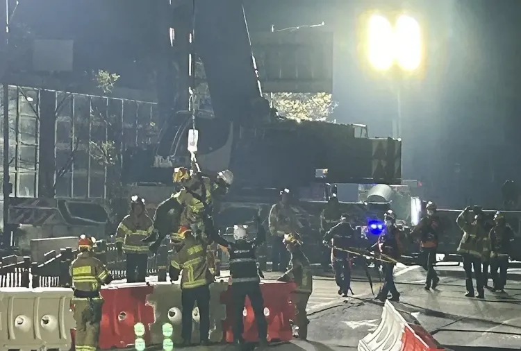 Ongoing Search for One Missing Worker After Subway Construction Site Collapse in South Korea
