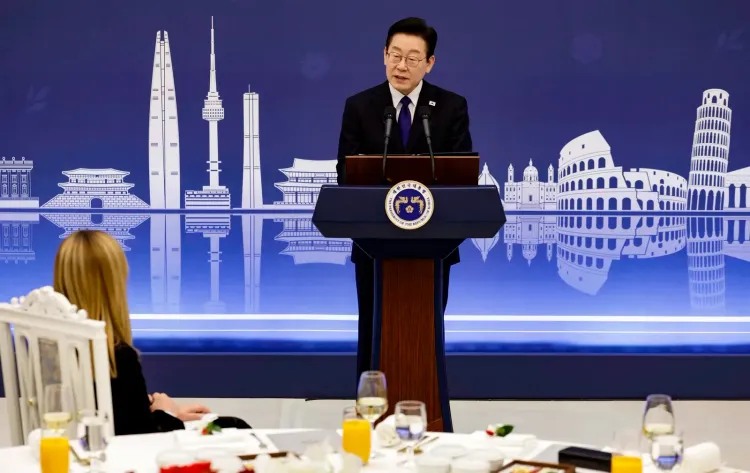 South Korea's Lee Jae Myung approval rating falls below disapproval for first time