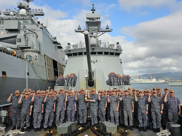 ROKS Daejeon wins RIMPAC gunnery top prize, South Korea's first in 16 years