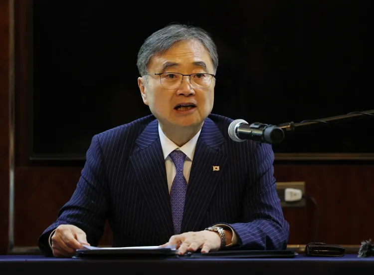 South Korea FM Cho expects US Ambassador Steel to resolve bilateral issues