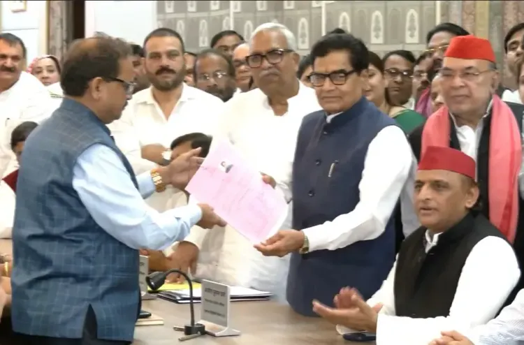 SP's Ram Gopal Yadav, Nathwani file Rajya Sabha nominations from UP ahead of Oct 16 polls