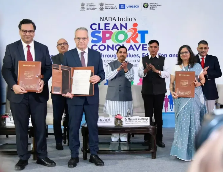 India, UNESCO sign MoU to bring clean sport values into classrooms nationwide