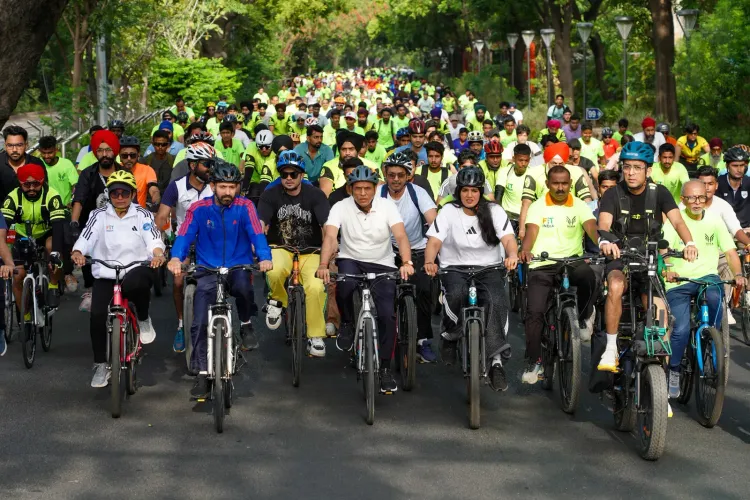 World Bicycle Day 2025: Mandaviya leads 4 lakh cyclists in Fit India Sundays drive