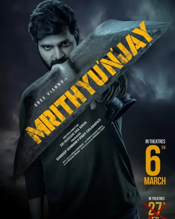 Has the release date of Sree Vishnu and Reba John's Mrithunjay been changed?