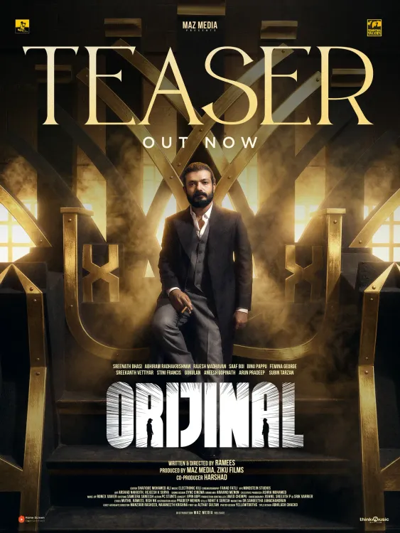 Sreenath Bhasi's 'Orijinal' teaser: time-travel thriller unveiled by 6 Malayalam directors