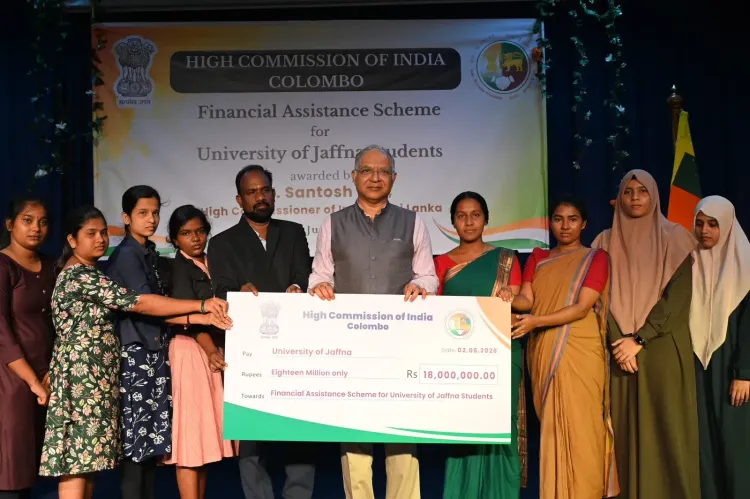 India hands Jaffna University students LKR 7,500/month scholarships
